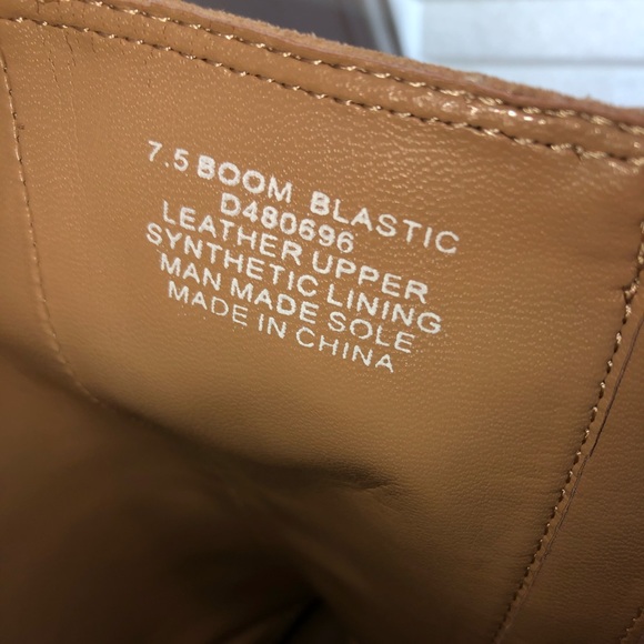 Suede mid-calf camel boots - Picture 7 of 7